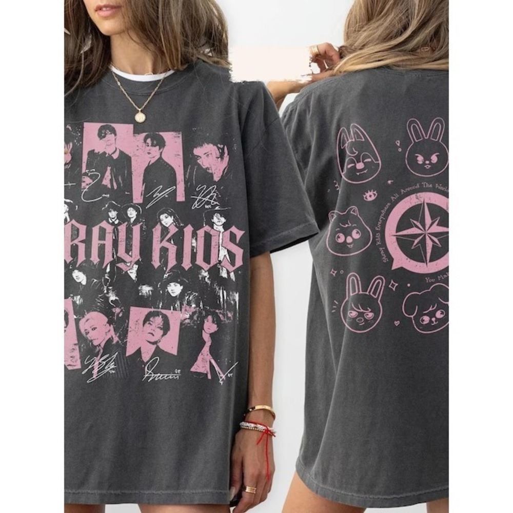 Stray Kids Kpop Pop Culture Shirt 2 Sided